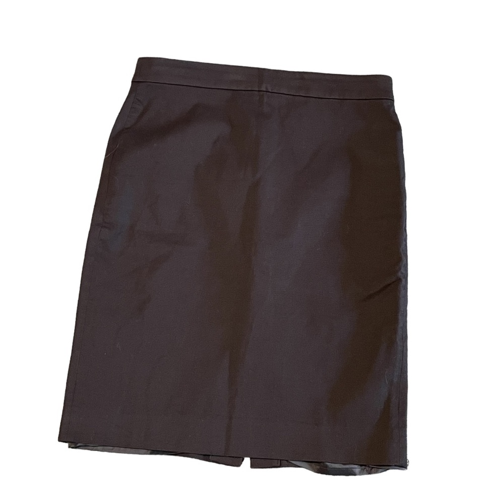 J. Crew Black Pencil Skirt